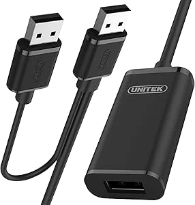 UNITEK Y-278 USB 2.0 MALE TO FEMALE EXTENSION CABLE 10M
