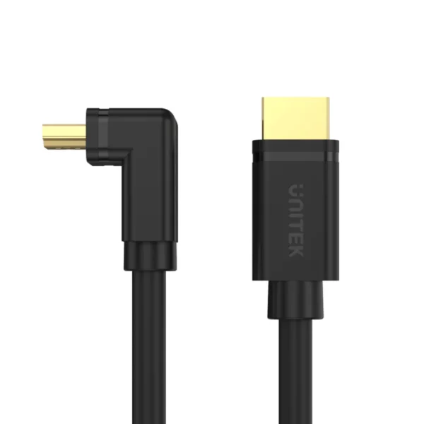UNITEK Y-C1002 HDMI TO HDMI RIGHT ANGLE 90° CABLE 3M 4K@60HZ