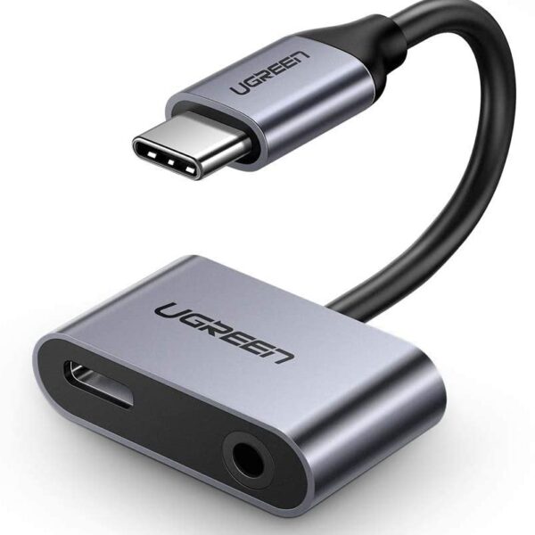 UGREEN 50596 2 Ports USB-C Hub + 3.5mm Audio