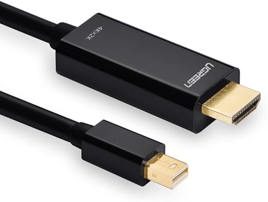 UGREEN 20848 MINI DP MALE TO HDMI MALE CABLE 4K 1.5M - Image 5