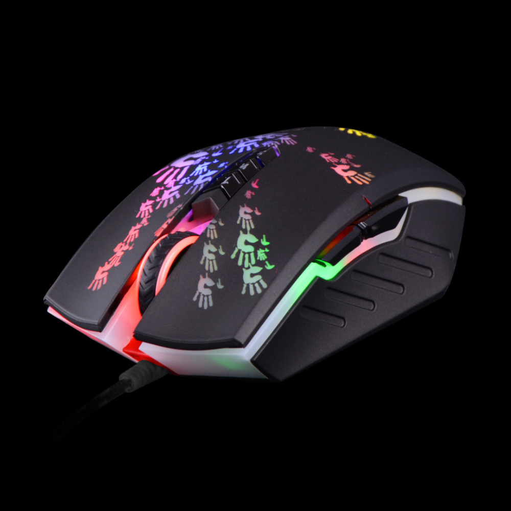 Bloody A60 Light Strike Neon Gaming Mouse – RGB & High Precision - Image 3