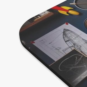 UNITEK MOUSE PAD RED 9X8-INCH