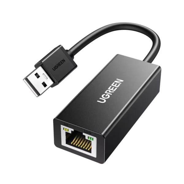 UGREEN 20254 USB 2.0 TO ETHERNET 10/100MBPS ADAPTER BLACK