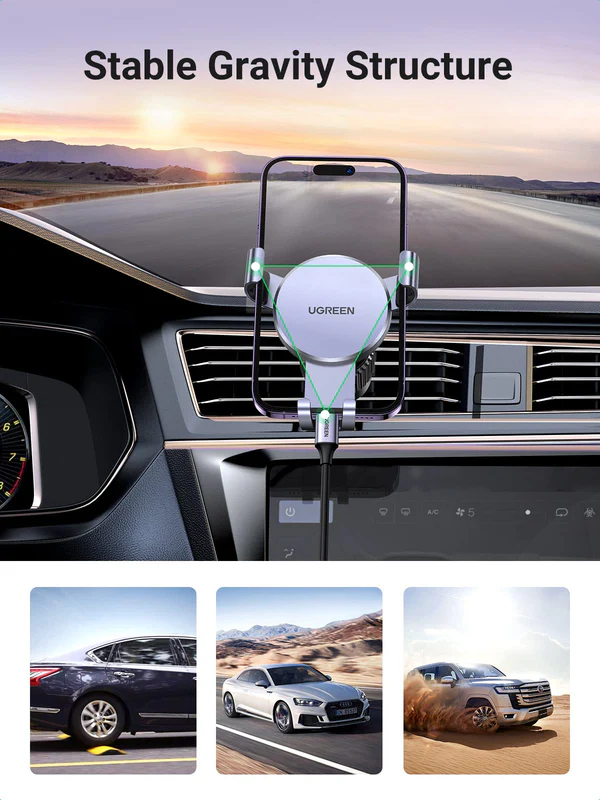 UGREEN 15223 Car Phone Holder Air Vent, Car Phone Mount OPEN BOX OPEN BOX - Image 3