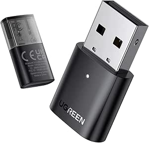 UGREEN 80889 USB Bluetooth 5.0 Adapter for PC Driver-Free Dongle