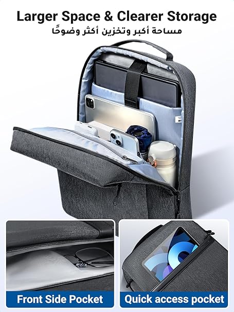 UGREEN 90798 LAPTOP BACKPACK B02 DARK GREY 15.6'' - Image 3