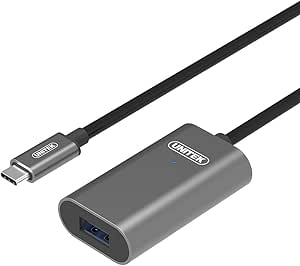 UNITEK U304A USB-C MALE TO USB-A F/M ACTIVE EXTENSION CABLE 5M 5GBPS