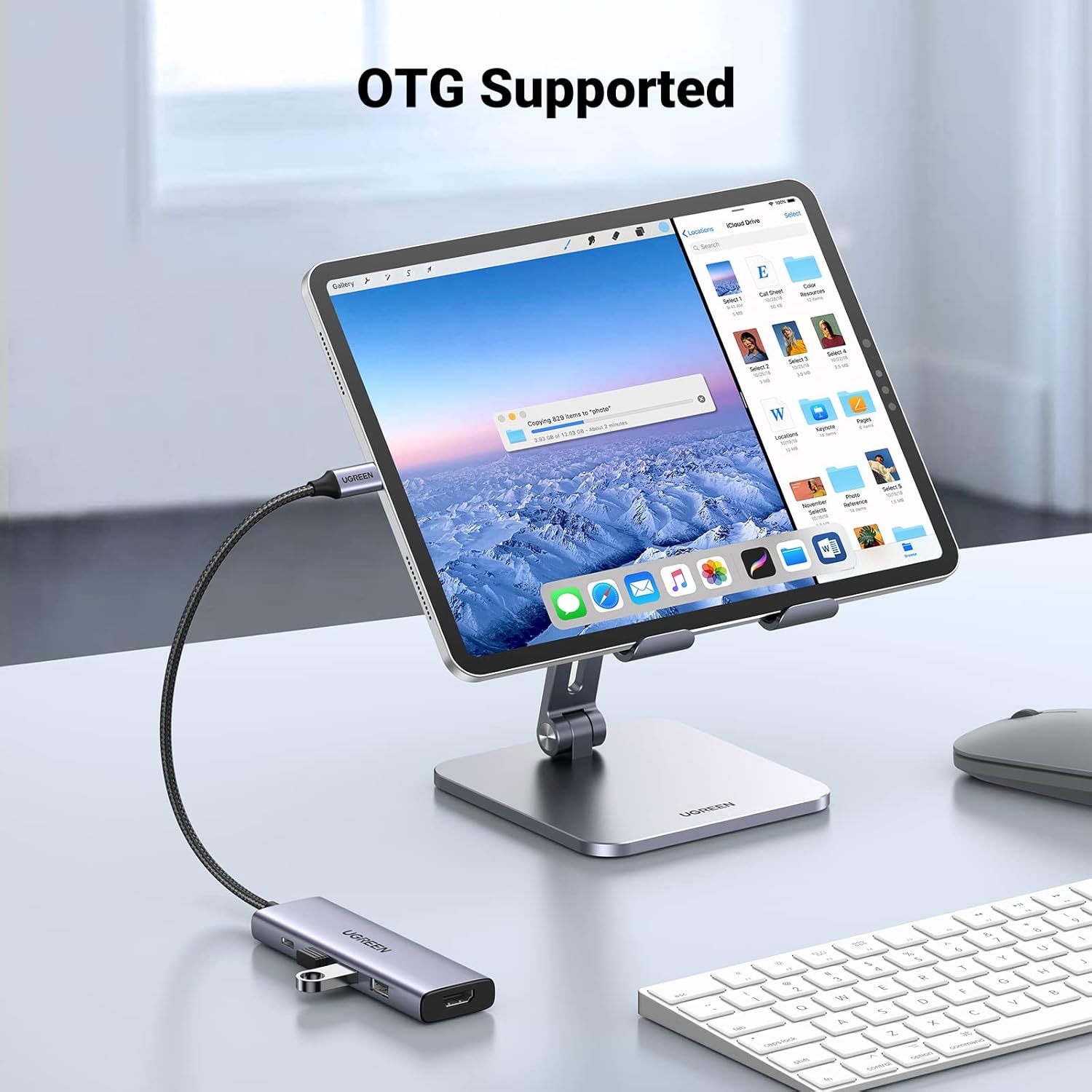 UGREEN 15597 USB-C To HDMI+3*USB 3.0 A+PD Power Converter - Image 2