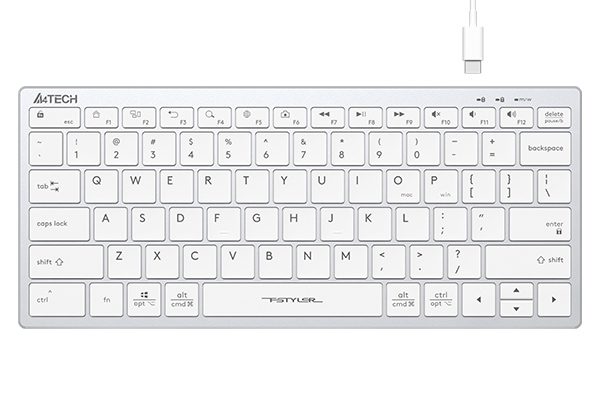 4ATECH FX51 Scissor Switch Compact Keyboard