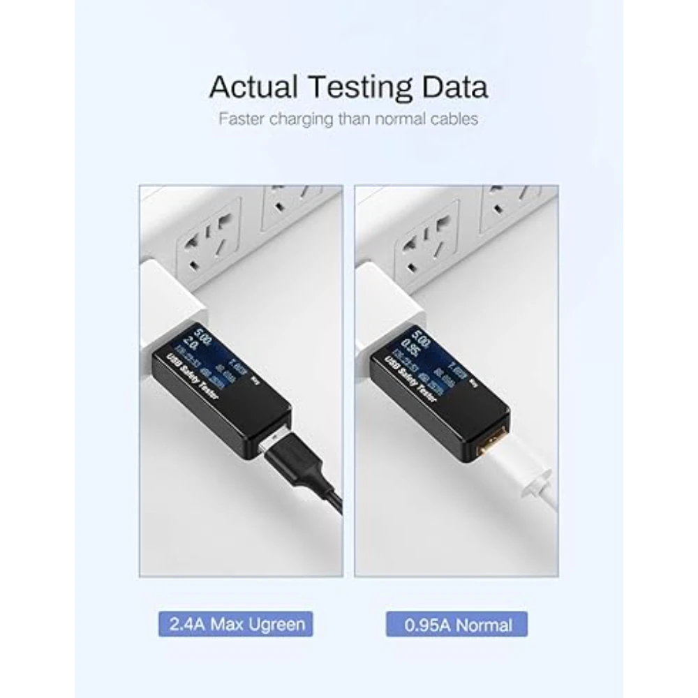 UGREEN 60138 USB 2.0 A to Micro USB Cable Nickel Plating 2m (Black) - Image 6