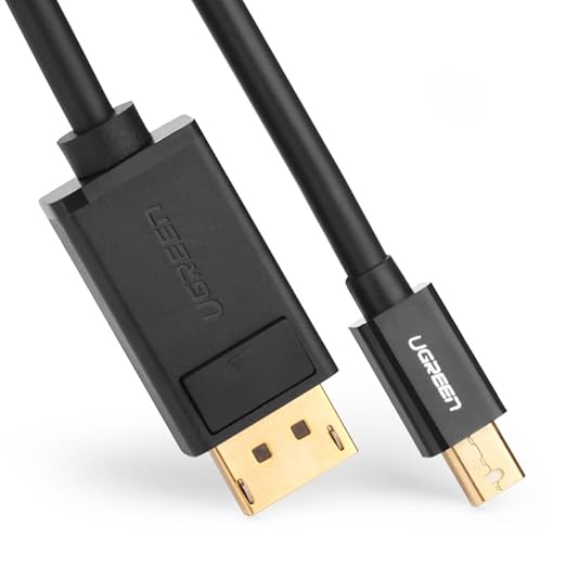 UGREEN 10477 MINI DP TO DISPLAY PORT CABLE 1.5M BLACK - Image 4