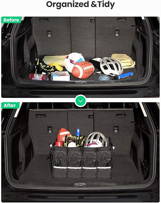 UGREEN 80710 CAR TRUNK ORGANIZER 55L OXFORD + ALUMINIUM ALLOY - Image 5