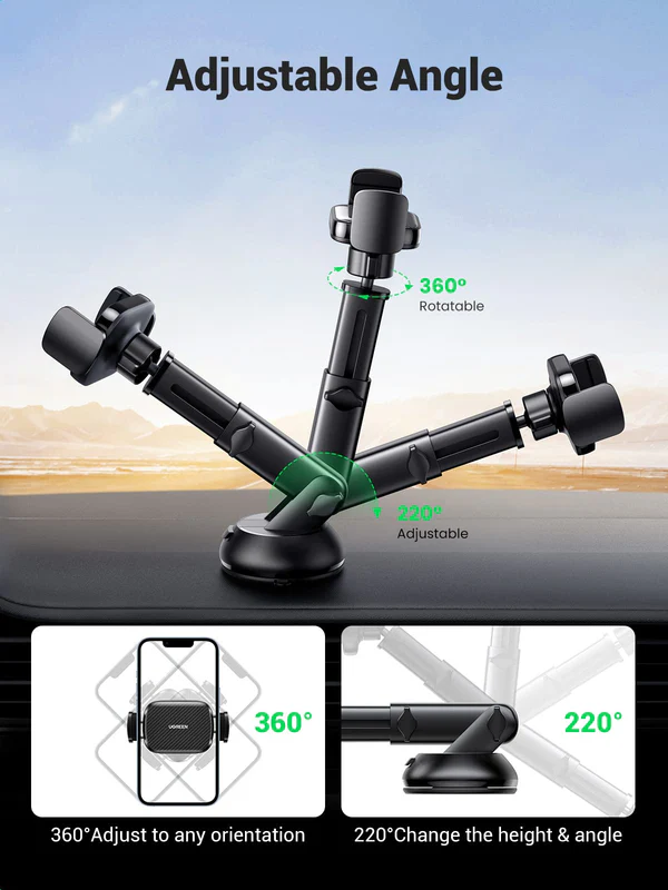 Ugreen 60991 Windshield Car Phone Mount OPEN BOX - Image 4