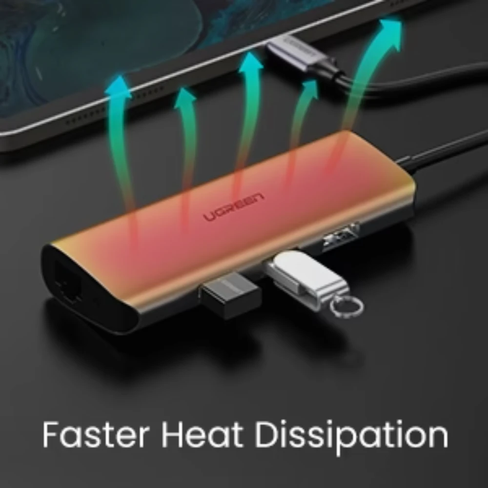 UGREEN 60718 USB TYPE-C TO MULTIFUNCTION ADAPTER - Image 7