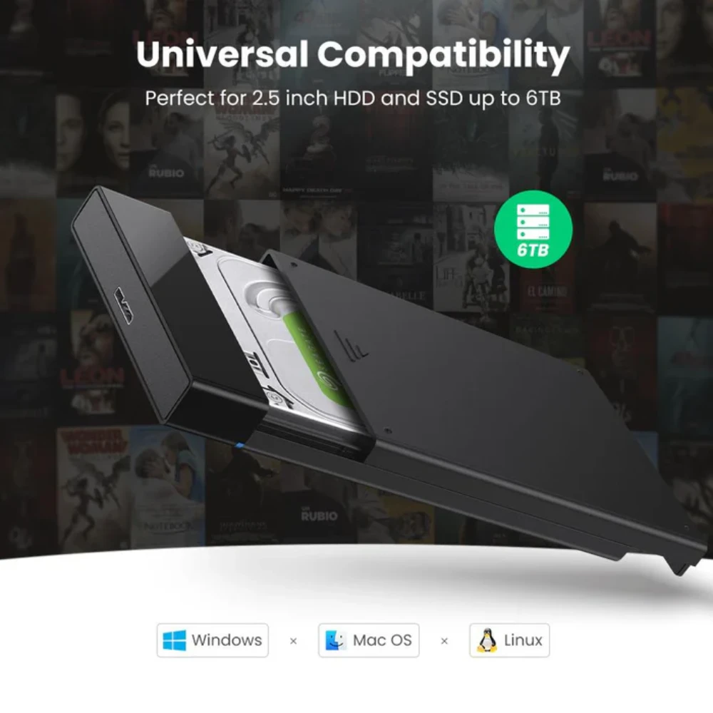 UGREEN 30848 2.5-Inch HDD Enclosure USB 3.0 - Image 5