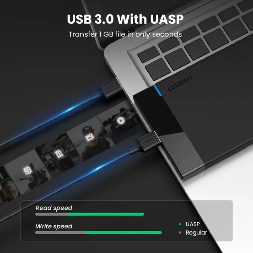 UGREEN 30848 2.5-Inch HDD Enclosure USB 3.0 - Image 7