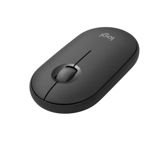 Logitech 910-006988 M350s Bluetooth Multi device Pebble Mouse - Black - Image 2