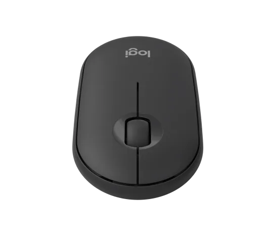 Logitech 910-006988 M350s Bluetooth Multi device Pebble Mouse - Black - Image 3