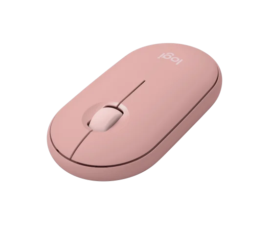 Logitech 910-006987 M350s Bluetooth Multi device Pebble Mouse - Pink - Image 2