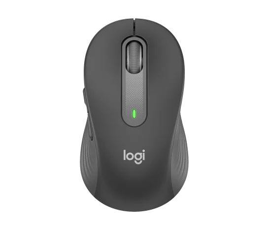 Logitech 910-006247 M650 L Signature Wireless Mouse & Bluetooth Mouse - BLACK