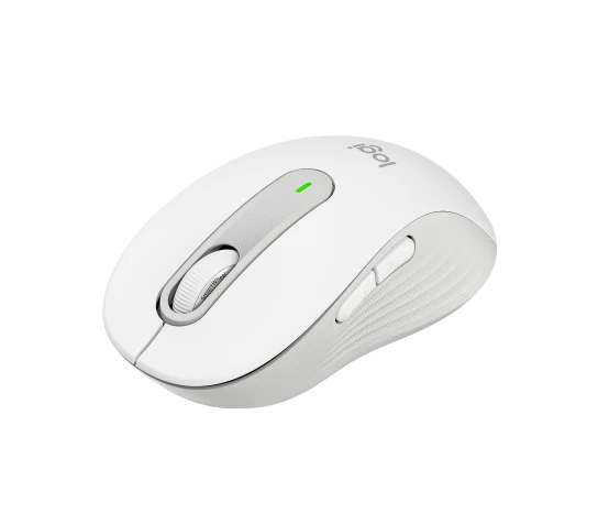 Logitech 910-006264 M650 Signature Wireless Mouse & Bluetooth Mouse - WHITE - Image 3