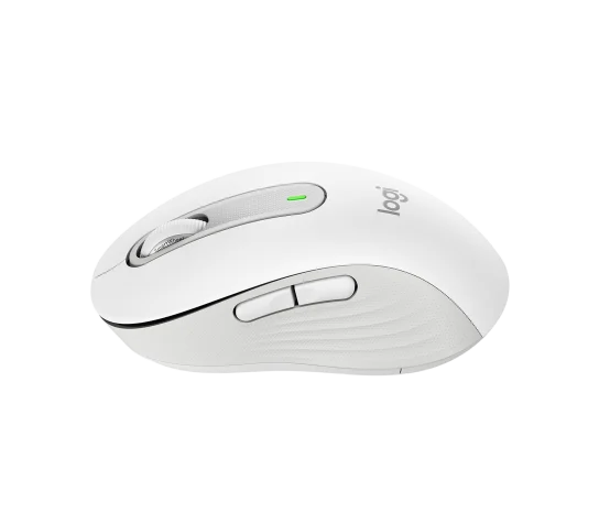 Logitech 910-006264 M650 Signature Wireless Mouse & Bluetooth Mouse - WHITE - Image 4