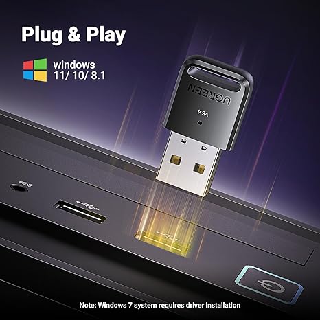 UGREEN 35058 USB Bluetooth 5.4 Adapter for PC, Plug And Play for Windows - Image 4