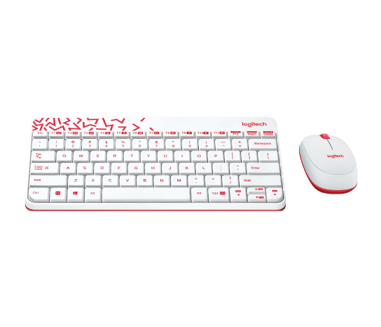 Logitech 920-008201 MK240 Wireless Combo NANO - White