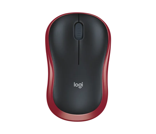 Logitech 910-002503 M185 Wireless Mouse - Red