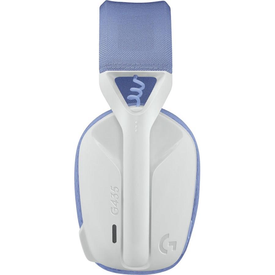 Logitech 981-001075 G435 - Ultra Light Wireless - Bluetooth Gaming Headset - White - Image 3