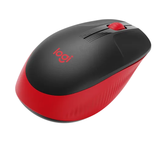 Logitech 910-005915 M190 Wireless Mouse - Red - Image 4