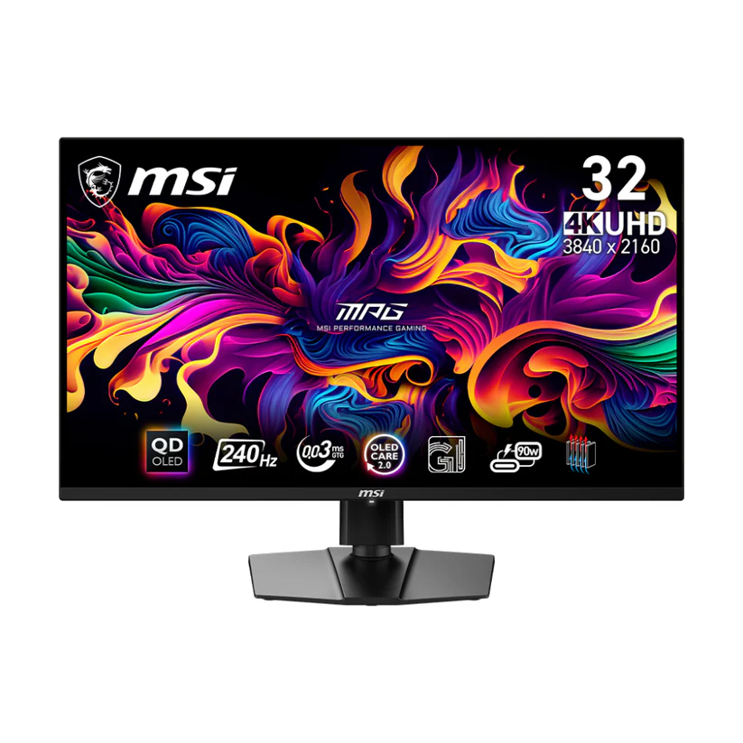 MSI MPG 321URX QD-OLED 32" 4K 240Hz Gaming Monitor