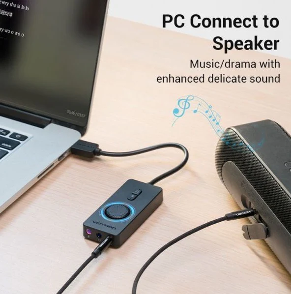 VENTION CDRBB USB EXTERNAL STEREO SOUND ADAPTER - Image 4