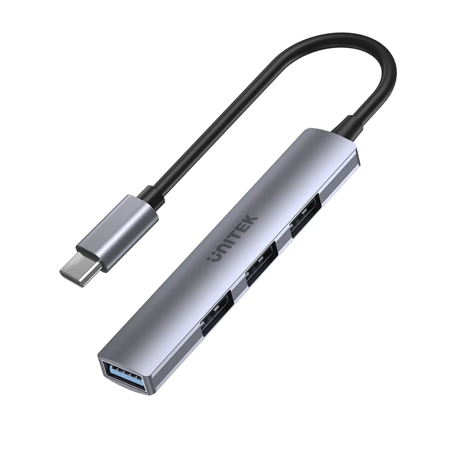 UNITEK H1208B uHUB Q4 4-IN-1 USB-C TO 4-PORT USB HUB - Image 2
