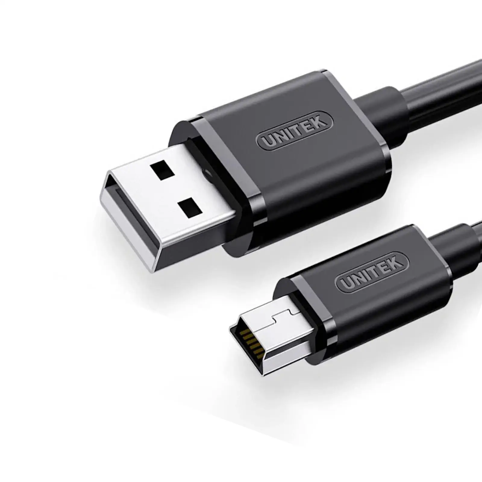 UNITEK Y-C432EBK USB2.0 MALE TO MINI 5PIN DATA CABLE 1.5M - Image 3