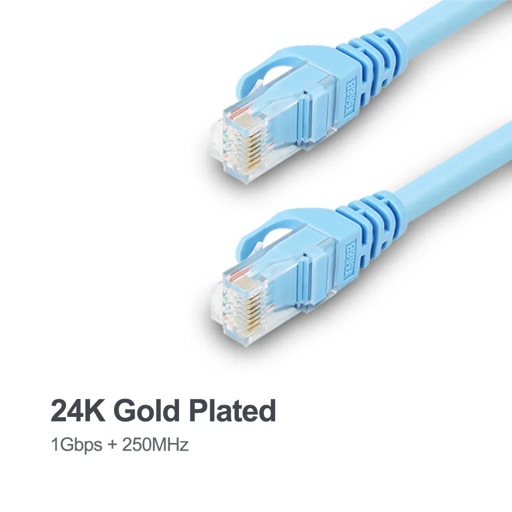 UNITEK Y-C813ABL CAT6 UTP ETHERNET RJ45 CABLE 10M BLUE - Image 5