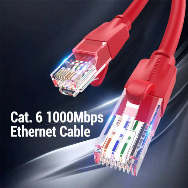 VENTION IBERH CAT6 UTP PATCH CABLE 2M RED - Image 2