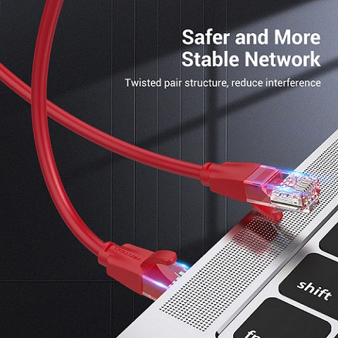 VENTION IBERH CAT6 UTP PATCH CABLE 2M RED - Image 4