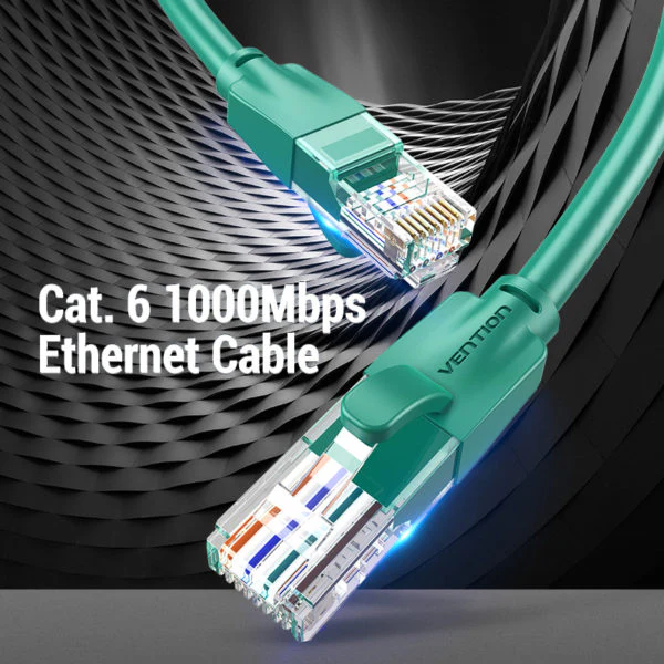 VENTION IBEGH CAT6 UTP PATCH CABLE 2M GREEN - Image 2