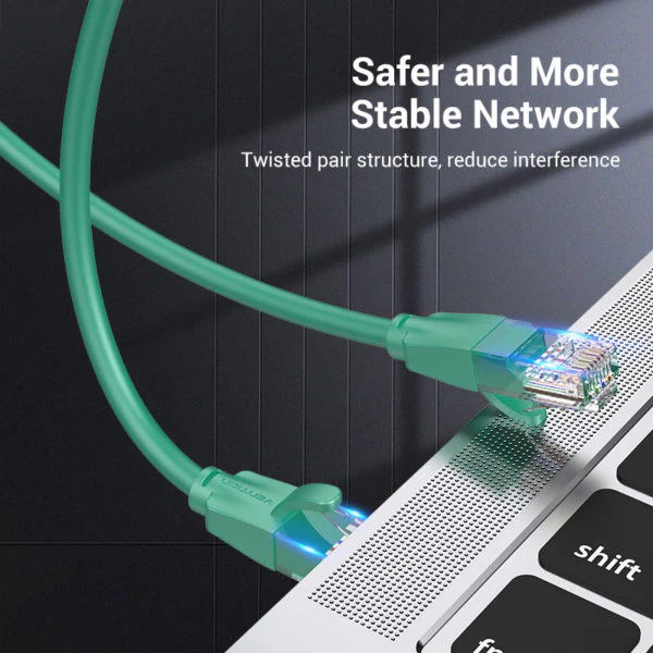 VENTION IBEGH CAT6 UTP PATCH CABLE 2M GREEN - Image 4