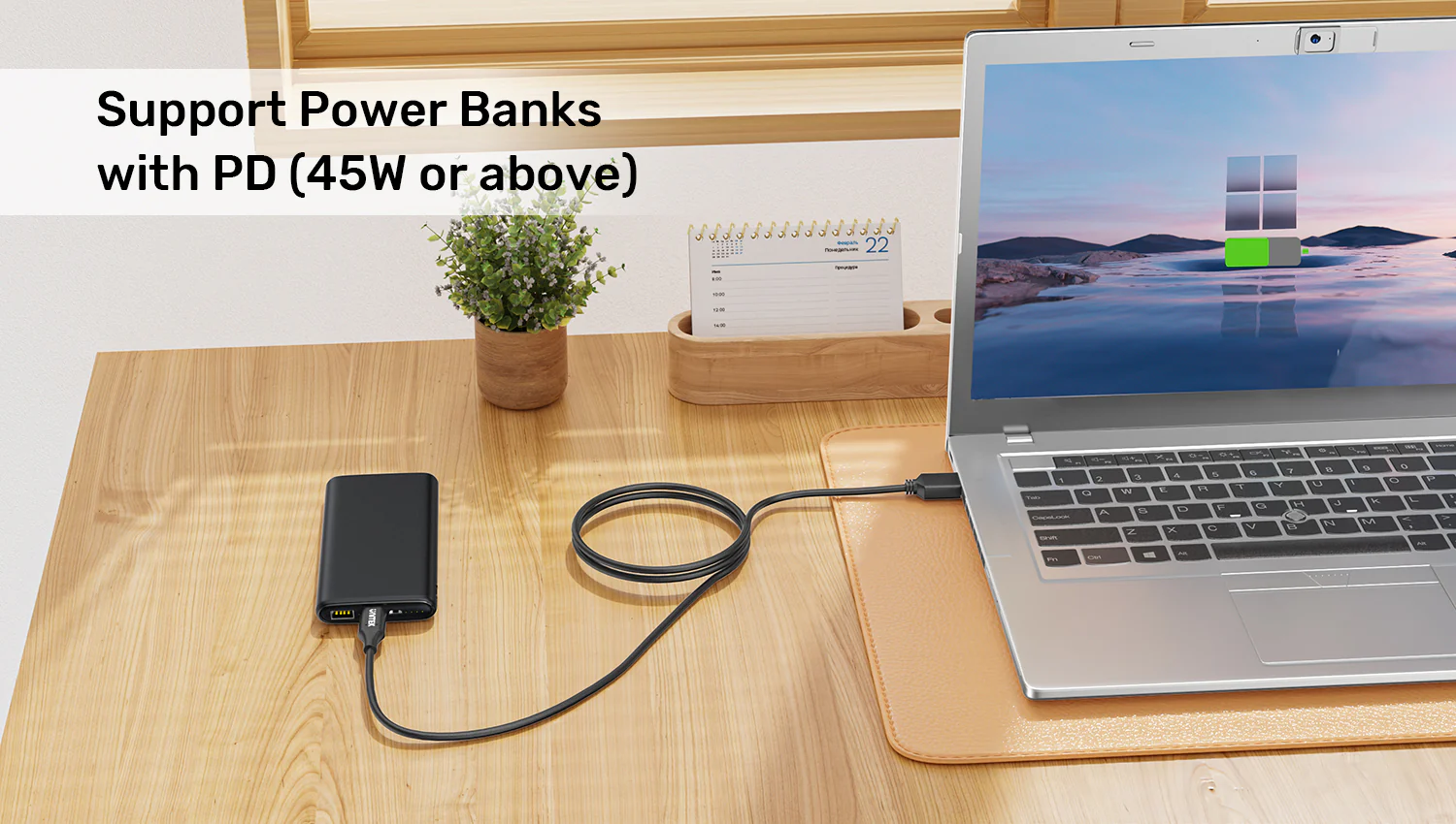 UNITEK C14120BK-1.8M USB-C TO DC ( 4.5 X 3MM ) POWER CHARGING CABLE 65W 1.8M - Image 6