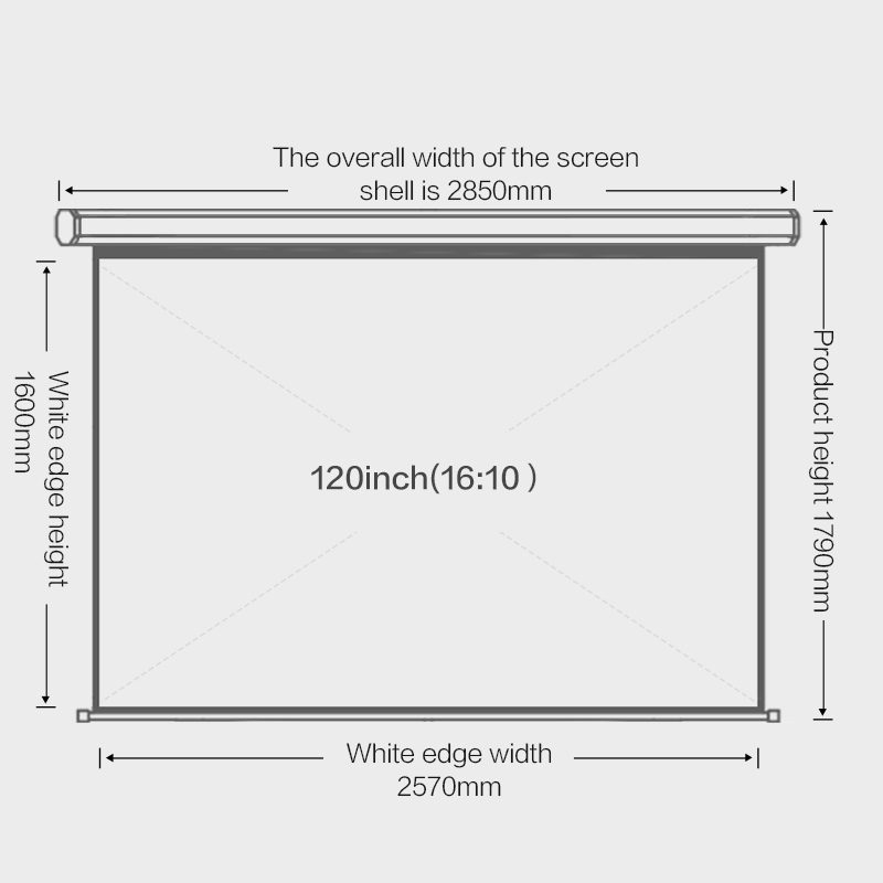 Deli-50443 Projection Screen - Image 3