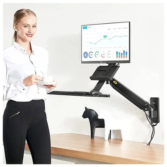 FLEXO MB32 Wall Mount Workstation Stand - Image 2
