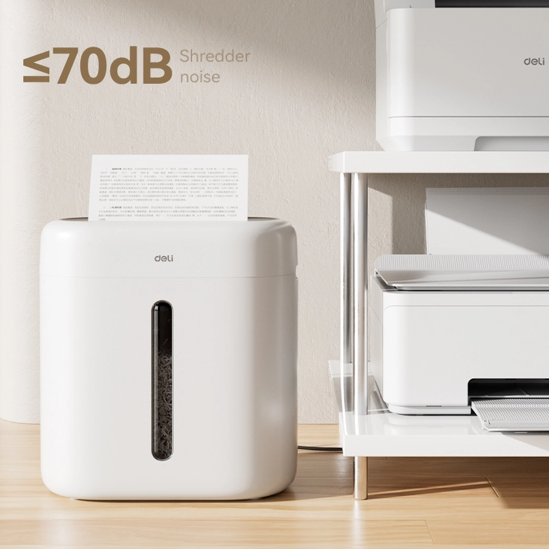 DELI ET001 | High-Security Cross-Cut Shredder with 6 Sheets Capacity - Image 4