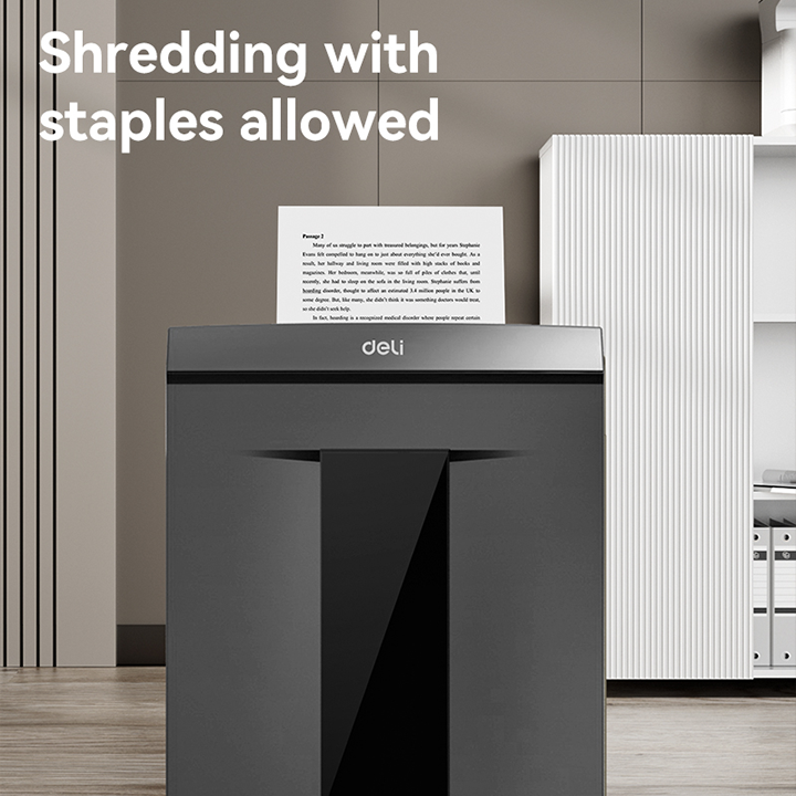 Deli ET098 | Micro-Cut Paper Shredder - Image 3