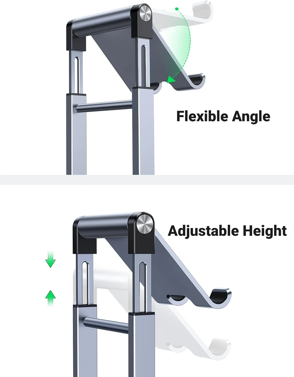 UGREEN 50324 Ergonomic Adjustable Height Phone Stand for Desk, Foldable And Portable - Image 3