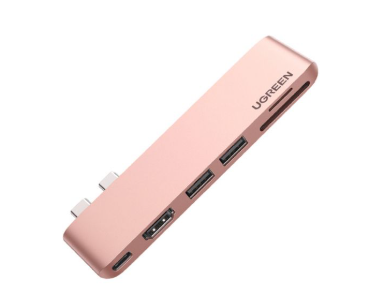 UGREEN 90288 USB C Hub for MacBook Pro 6-In-2 Type C Hub Adapter