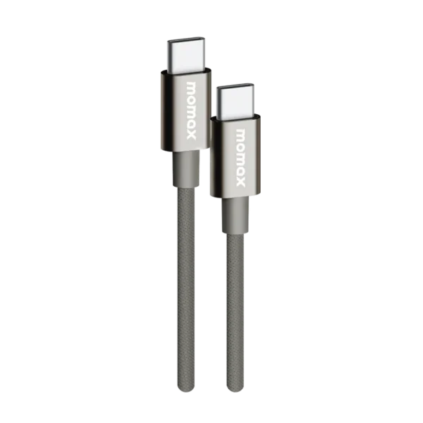 MOMAX DC30D ELITE USB-C TO C CABLE 1.5M 60W BRAIDED BLK