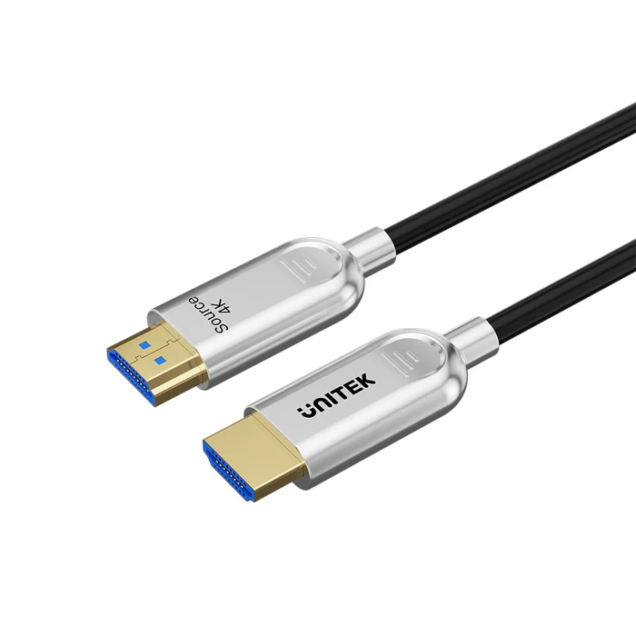 UNITEK C11092ASL-30M HDMI TO HDMI FIBER OPTIC CABLE 4K@60HZ 30M - Image 2