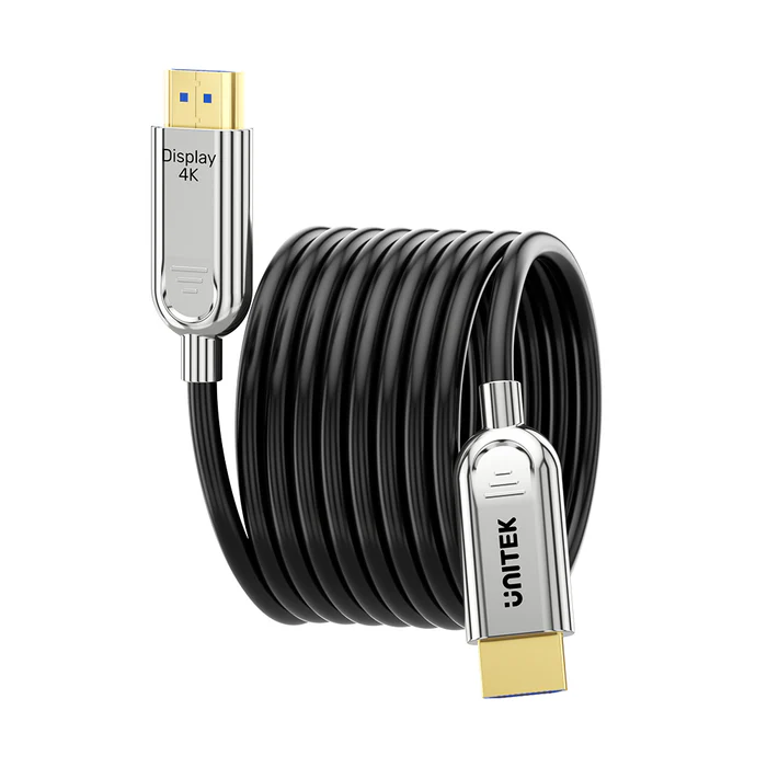 UNITEK C11092ASL-30M HDMI TO HDMI FIBER OPTIC CABLE 4K@60HZ 30M - Image 4